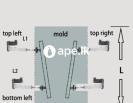 Mould Online Width Adjustment and Taper Measuremen